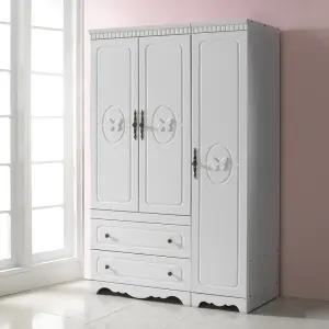 미자크 로맨틱 옷장 / 옷장+쪽장 장농 장롱 드레스룸 이불장 틈새옷장 원룸 화이트 800 1200