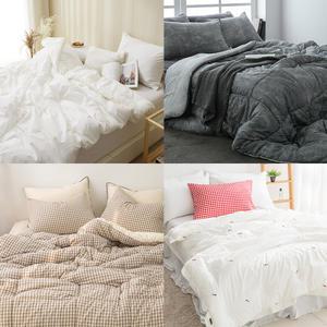 [샤이닝홈] 알러지케어 오가닉 60수 80수 사계절 호텔침구 차렵이불 간절기 봄이불 세트 모음 슈퍼싱글 퀸