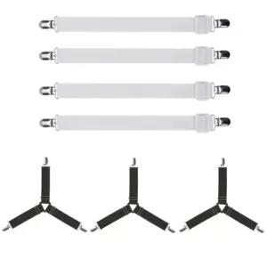 스프렉스 침대시트 고정밴드 이불패드고정 집게 DS-E353 일자형