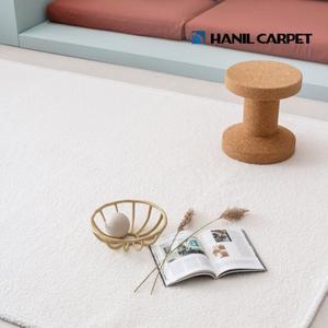 [한일카페트 ]폭신 테디 부클 러그 양털 거실 카페트 150x200