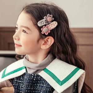 [채니봉봉] 앙띠 니트 집게핀 유아헤어핀