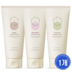 1+1+1 미샤 크리미 라떼 클렌징폼/녹차+딸기+카카오
