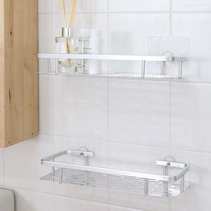 [NS홈쇼핑]강력 흡착 AL 알루미늄 욕실 일자선반 1P[31351032]