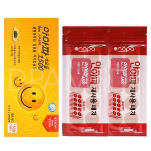 안아파 네오듐 1500 (자석파스10개+리필40매) + 리필지(100매) 통증 자석 동전 패치 파스