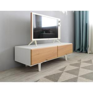 둥근엣지 다리달린 심플 넓고 깊은 수납 티비다이1200 텔레비전 엔틱 거실