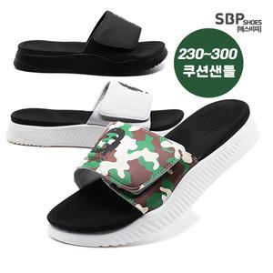 남성 체게바라 이중쿠션 슬리퍼 벨크로 빅사이즈 사무실화 KS007