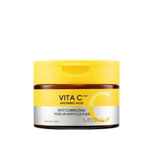 [미샤] 비타씨플러스 잡티씨 톤업 앰플 패드 80매