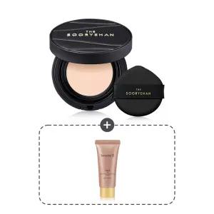 수려한 더 블랙 텐션 핏 메쉬 쿠션 23호