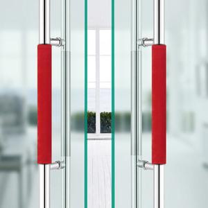 극세사 벨벳 벨크로 현관 출입문 손잡이 커버 덮개 2P