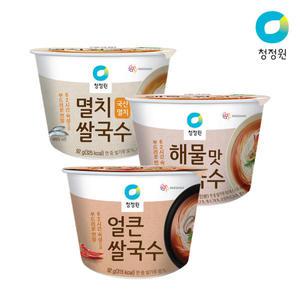 청정원 멸치4개+얼큰4개+해물쌀국수4개 총 12개