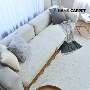 (99ZONE) 클로리스 극세사 워싱 쇼파패드 3인용 65x160