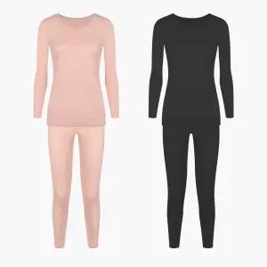 비비안판도라 여성 얇은 겨울 내복 긴팔 내의 상하 세트 LG1550S