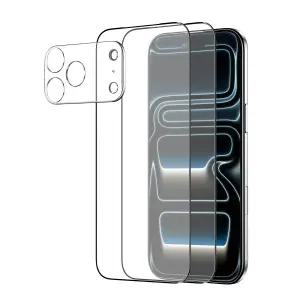 케이맥스 아이폰 17 16 15 14 에어 프로 맥스 플러스 풀커버 강화유리 풀세트(강화유리 2매+카메라필름 1매)