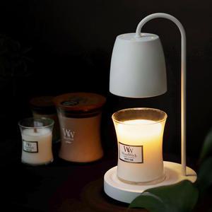 우드윅 미디엄 향초 문나잇 캔들워머 세트 (국내산, 밝기조절)