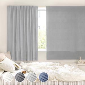 더자리 붙이는방한 다운필 패딩 커튼 작은창, 워머그레이