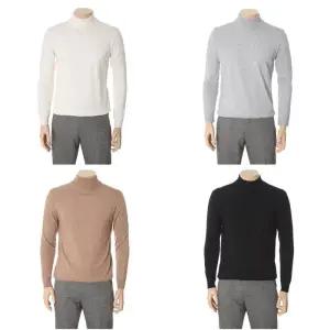 [롯데백화점]레노마 25년 F/W 완판신화 남성 필수아이템 4종1택 반폴라 니트 RPCIKT01234A1 EK3653