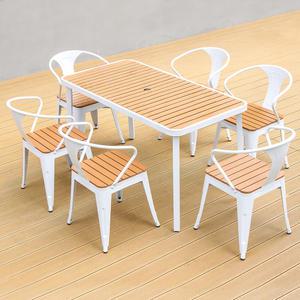 케이가든 야외테이블세트 incanto 1400철제테이블 카페 6인용