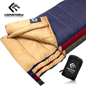 라이언스톰 트윈연결 침낭 캠핑용품 담요 랜턴 캠핑가방