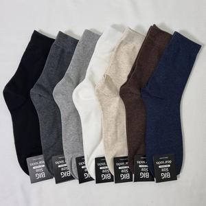 남자 빅사이즈 무지 중목 장목 정장 280 300 왕발 대발 큰발 양말