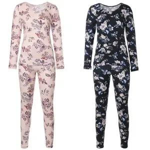 [롯데백화점]비비안 마이크로모달스판 꽃나염프린트 여성내복세트 LG9270S