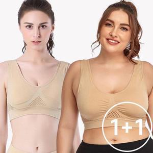 [2종] 슬림-빅사이즈까지 활동성 좋은 스포츠브라탑 빅사이즈브라