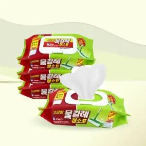 고급형 물걸레 청소포 25매 중형 x 4개 / 청소 물티슈