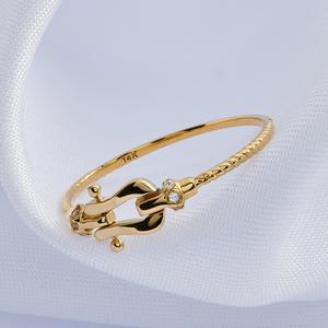 14K 말발굽 미스 링 금 반지