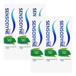 센소다인 후레쉬 치약 100g 6개