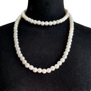 [하프클럽/썬비쥬]패션 핵진주 롱 목걸이 귀걸이 세트 오페라 선물