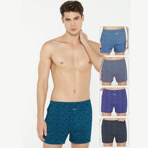 [기타]제임스딘 남성 (색상랜덤) 면100  트렁크 남사각 1매입 JHMTYW04