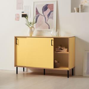 [에보니아] 웰시 미니 슬라이드 수납장 1200