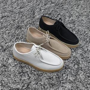 [디아]마너 국산 남자 U팁 세무 키높이 통굽 로퍼 4cm