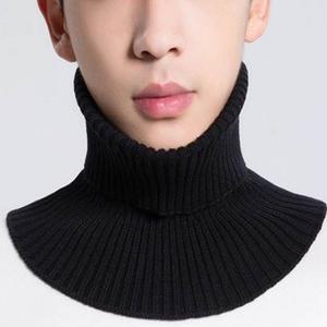 니트 목폴라 페이크 넥워머 가짜 풀오버 머플러 4컬러