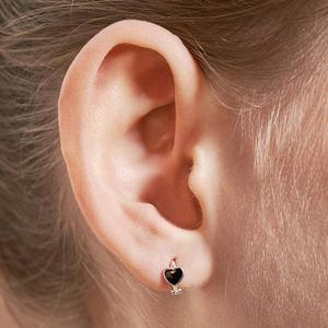 [Hei][엔시티 위시 리쿠, 강한나, 이시안 착용][sv925] dear heart one-touch earring