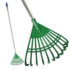 제이오마켓 PVC 갈퀴 중 스텐봉 120cm/잡초제거기 벌초 잔디 관리 낙엽 갈쿠리 깔쿠리 농기구