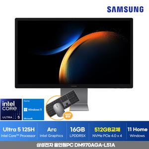 삼성전자 올인원 프로 27인치 DM970AGA-L51A 일체형 PC 512GB ON