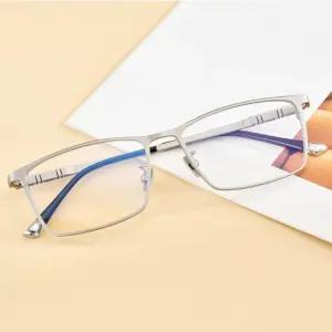 글라스렌 초경량 가벼운 명품 사각 빅사이즈 남자안경 티타늄안경테 TGL10