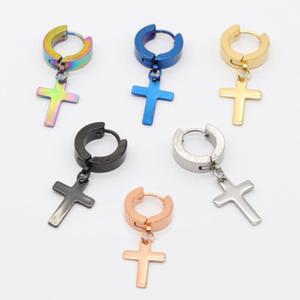 메달형 십자가 귀걸이 포인트아이템 피어싱