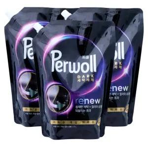 퍼울 다크 세탁세제 리필 1.7L 3개