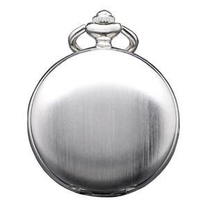 남자 컨템포러리 회중 실버 목걸이 민무늬 시계