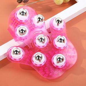 Safe 롤링 9볼 마사지 글러브 / 랜덤발송 근육이완 지압볼 마사지볼 피로회복 시원하게