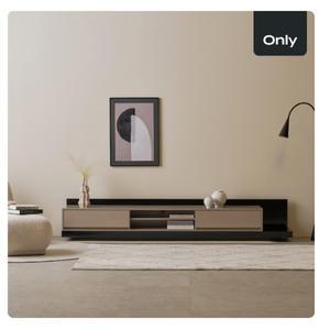 오트밀하우스 잭슨 투서랍 LED 확장형 거실장 2000-2300 4colors