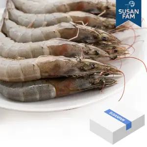 흰다리새우 12kg(30/40사이즈) 박스 냉동새우 페루 사우디