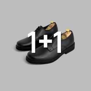 [노프라브럼]1+1 남자 남성 키높이 가죽 더비슈즈 수제화 로퍼 1컬러