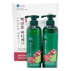 메온셀 제주 백년초 선인장 에센스 바디케어 선물세트 바디로션 바디클렌저 2종 아일랜드스토리