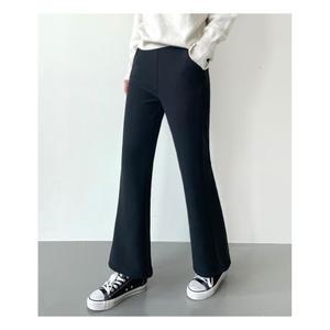 여성 융털 기모 롱 부츠컷 팬츠 겨울 보온 방한 바지 여자바지 여자팬츠 밴딩팬츠 따뜻한팬츠 나팔바지