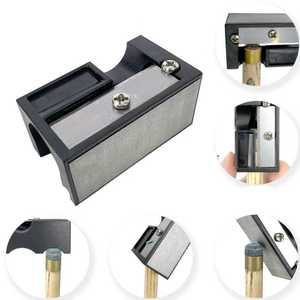 큐 그라인더 당구 휴대용 키트 도구 큐대 스누커 관리 큐팁 연마