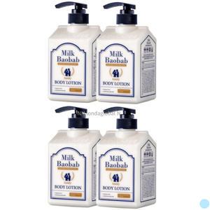 밀크바오밥 패밀리 바디로션 펌프형 무향 500ml 4개