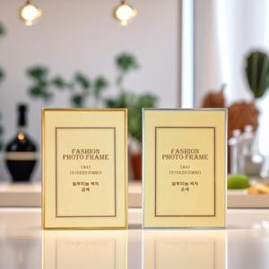 액자 A4 알루미늄 금색 은색 걸이용 거실액자 가족사진 벽장식 기념액자 (210X297)