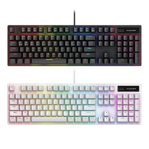 앱코 K560 축교환 레인보우 무빙 LED 기계식 키보드 (블랙, 적축)